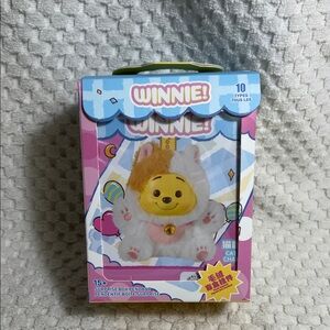 Miniso Winnie the Pooh Cat Vinyl Face Plush Pendant